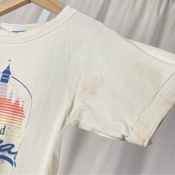 Vintage Disneyland Disney 30th Medium 1985 80's Tee Iconic Castle Graphic - Picture 5 of 11